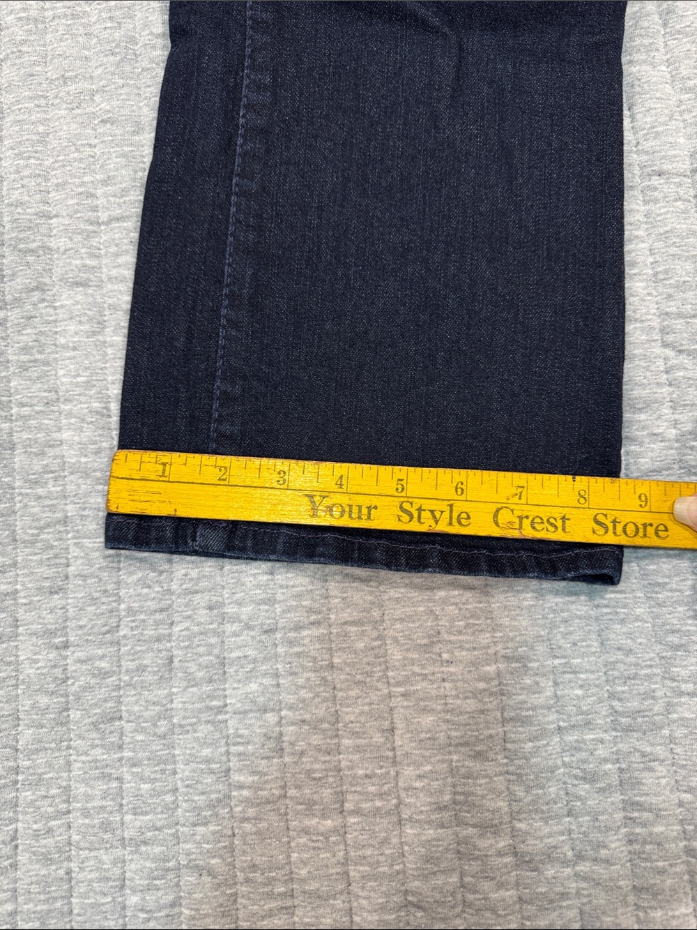 Talbots Curvy bootcut jeans dark wash Sz 6 - Picture 6 of 8
